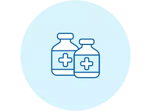 Icon of medicine bottles