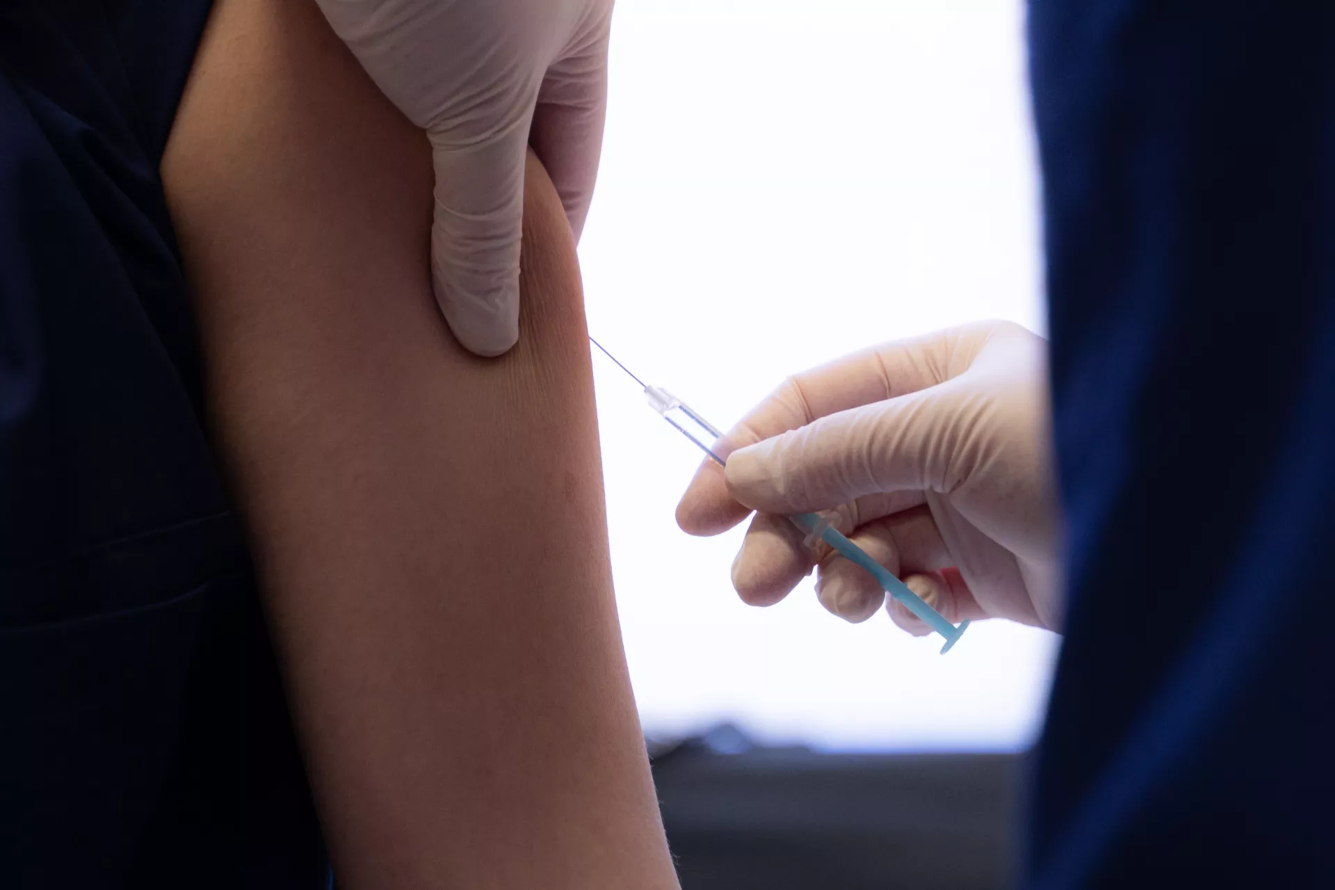 Photo of vaccine administered 