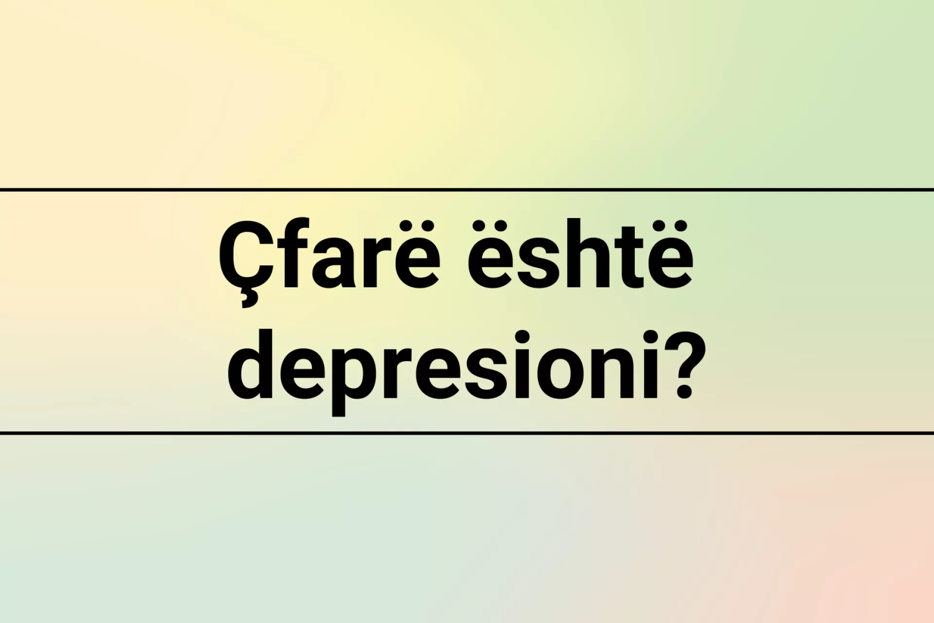 What is depression?