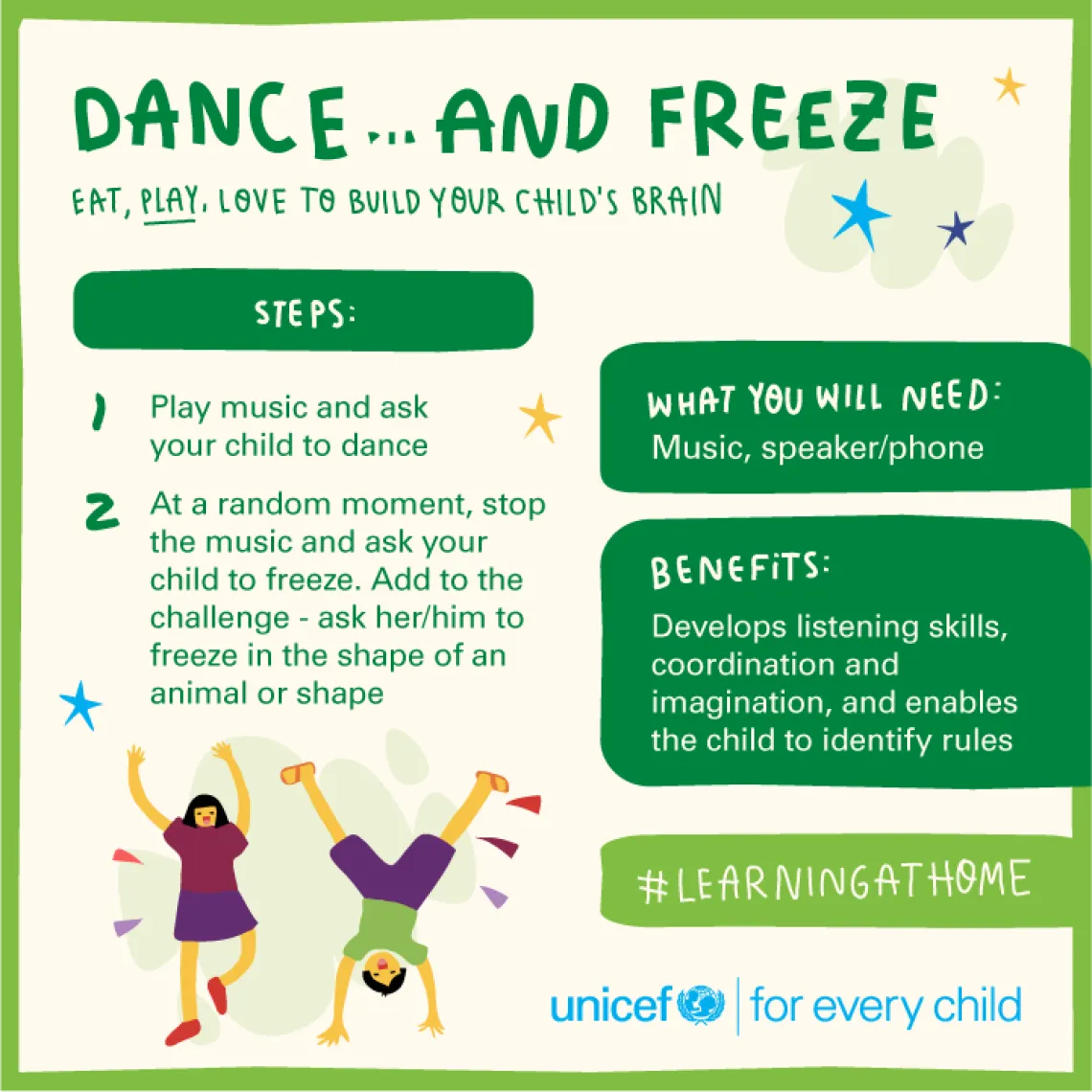 Dance and freeze