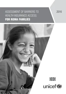A front page of the publication containing its title and a photo of a girl smiling and winking while sitting on a school desk 