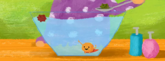 Poster for play based learning activity for kids