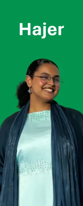 Hajer, Youth Advocate