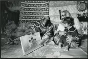 A women informing mother about early education