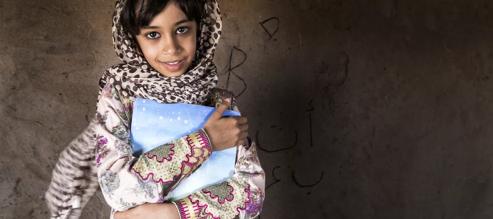 Girl with folder 