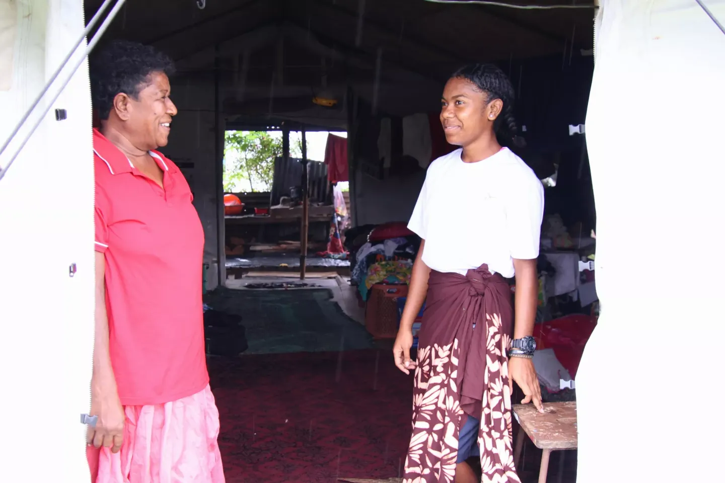 Nabavatu Village is currently based on a temporary site that had been relocated by the Government due to the impact of climate change. The families will be moved to a new permanent site in Nadoviri.