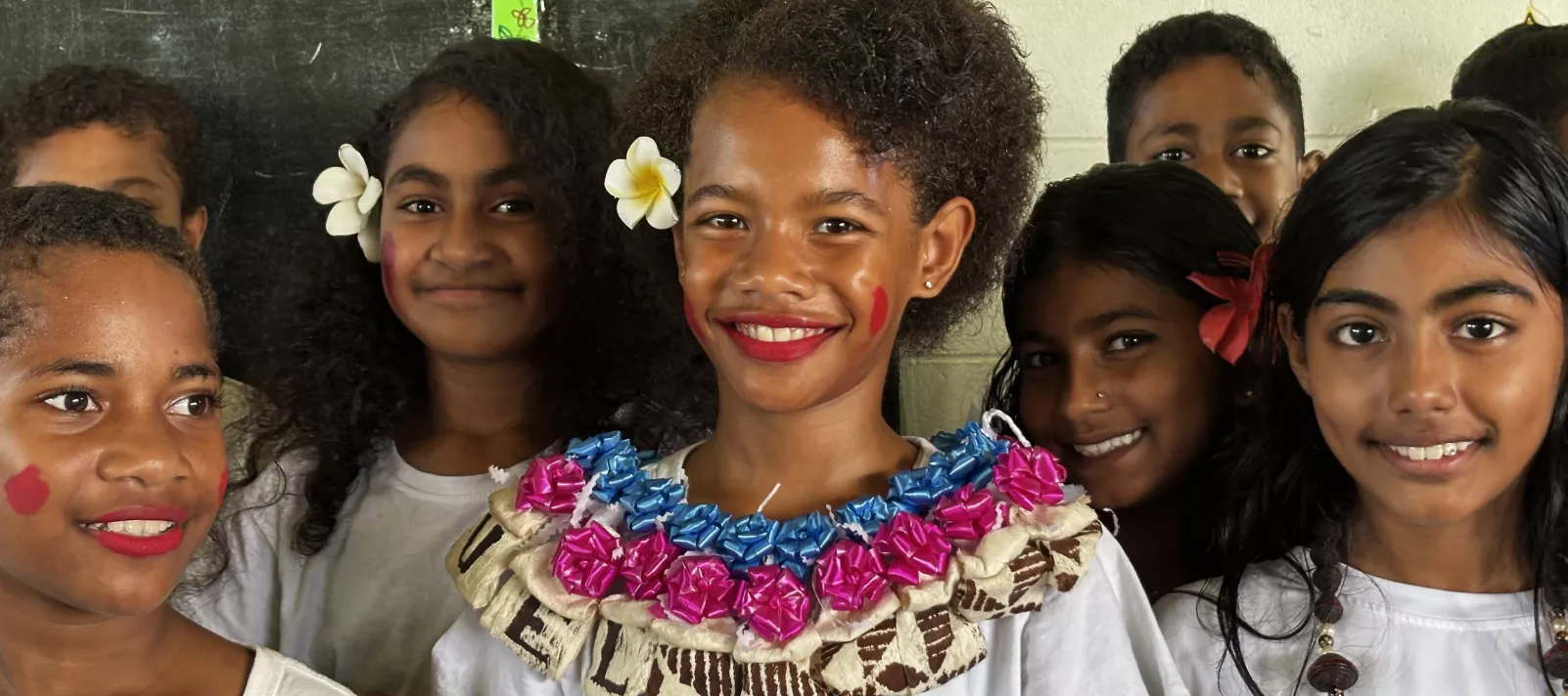 school girls in Fiji