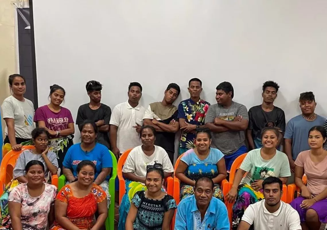 Group photo of the training participants
