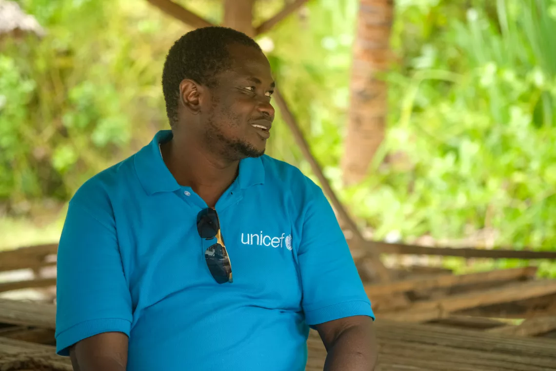 Ibrahim Ngoshe, UNICEF Pacific&rsquo;s Immunization Specialist for the Kiribati Field Office.