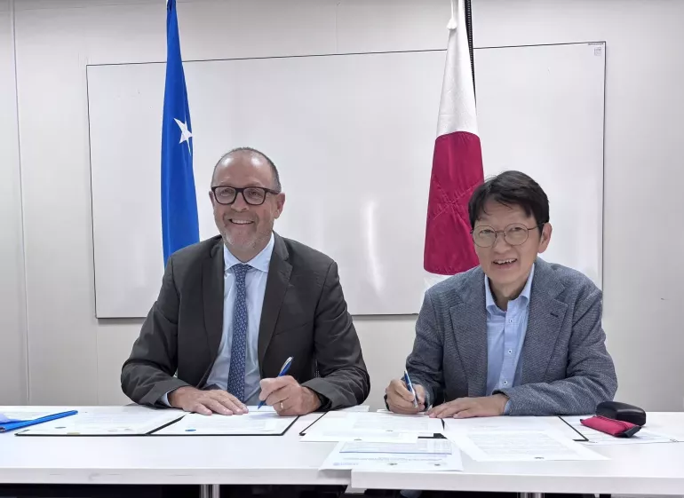 Government of Japan and UNICEF sign a US$3.4 million new partnership to improve school nutrition in the Solomon Islands