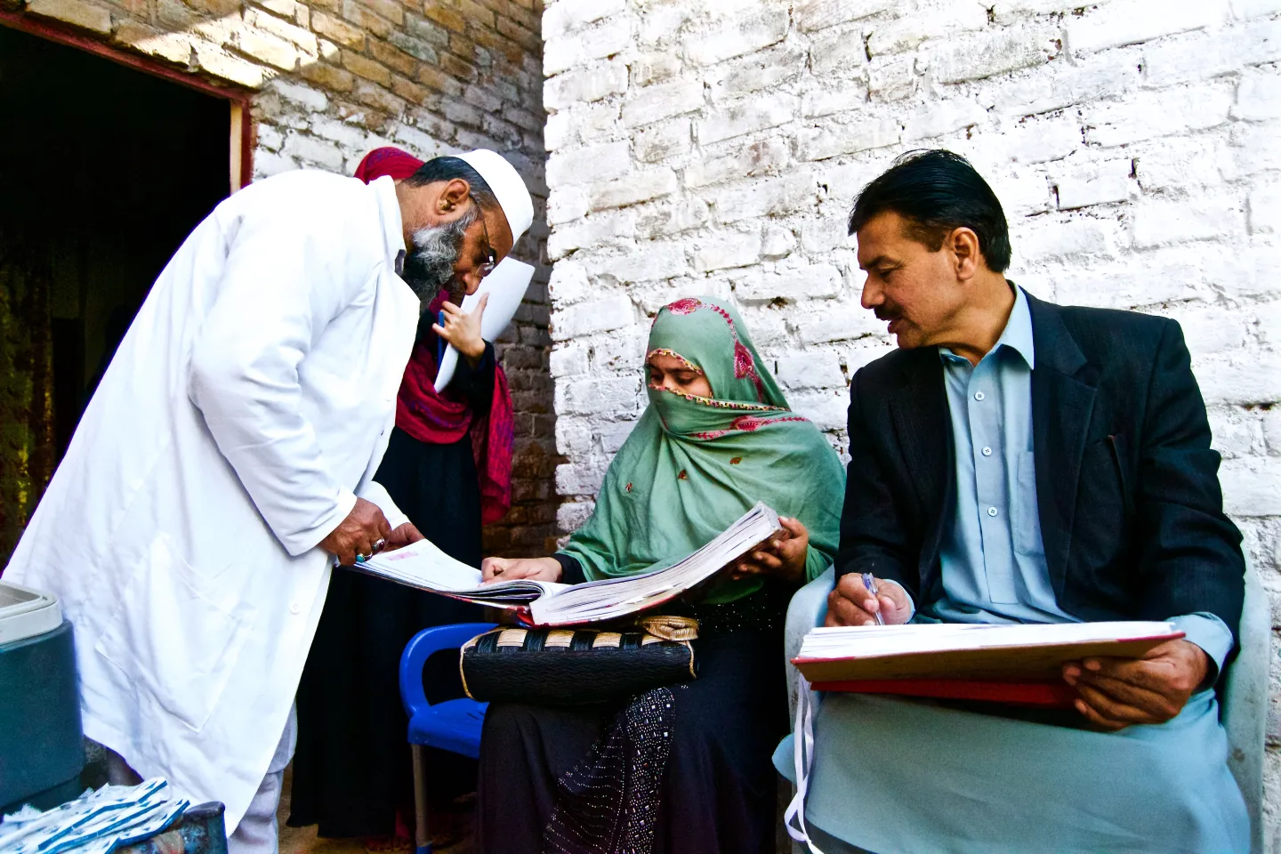  EPI Vaccinators referring to their immunization register