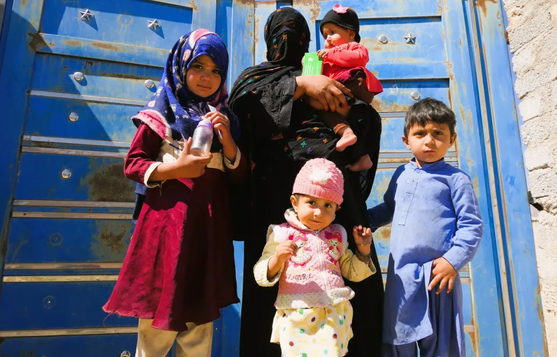  Asiya, Hala&rsquo;s mother, is grateful for her child&rsquo;s improved nutrition. Now, she ensures all her eligible children are fully vaccinated, including polio drops.