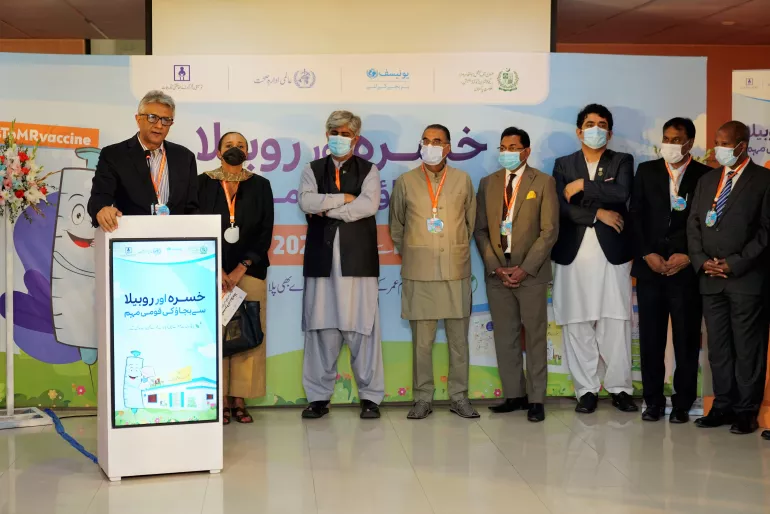 Launch of Measles-Rubela Campaign