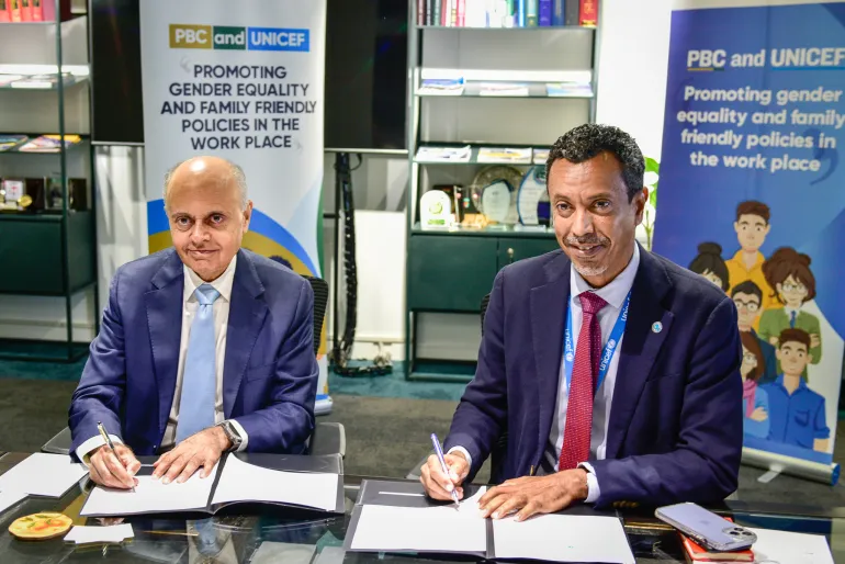 PBC and UNICEF sign MOU