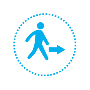 Icono de desplazamiento 