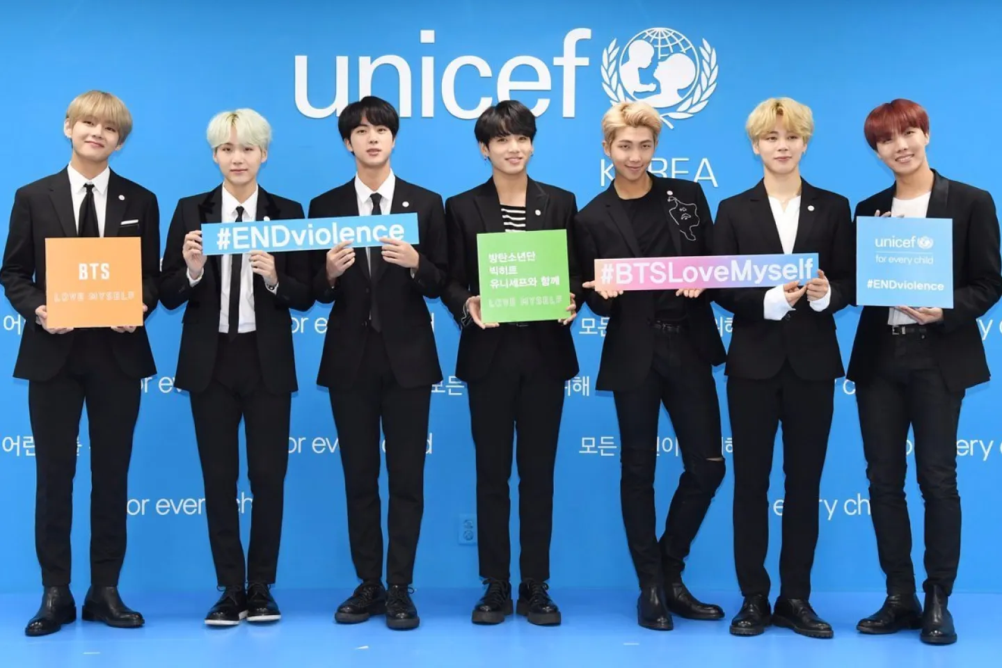 BTS se une a UNICEF con #LoveMyself