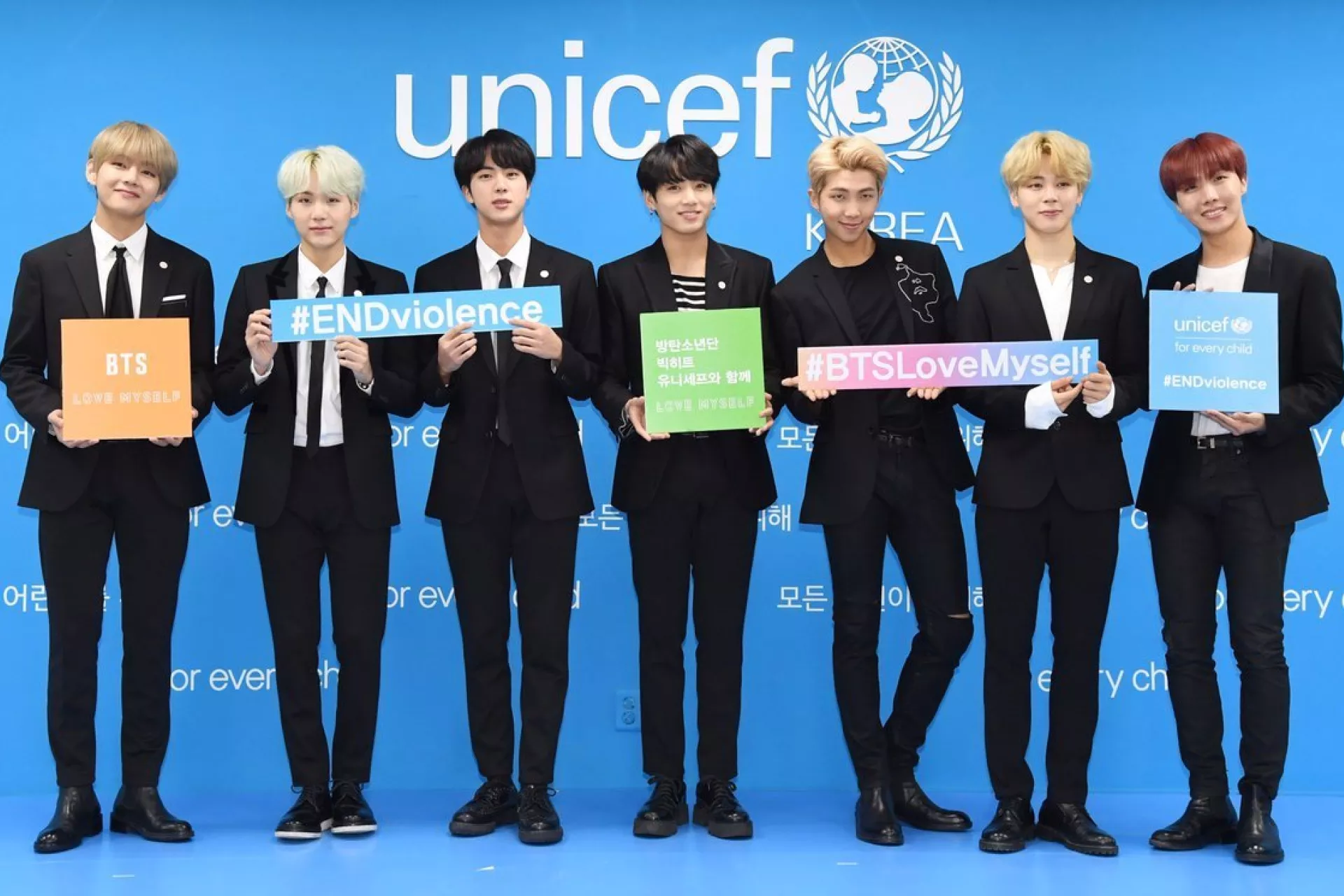 BTS se une a UNICEF con #LoveMyself