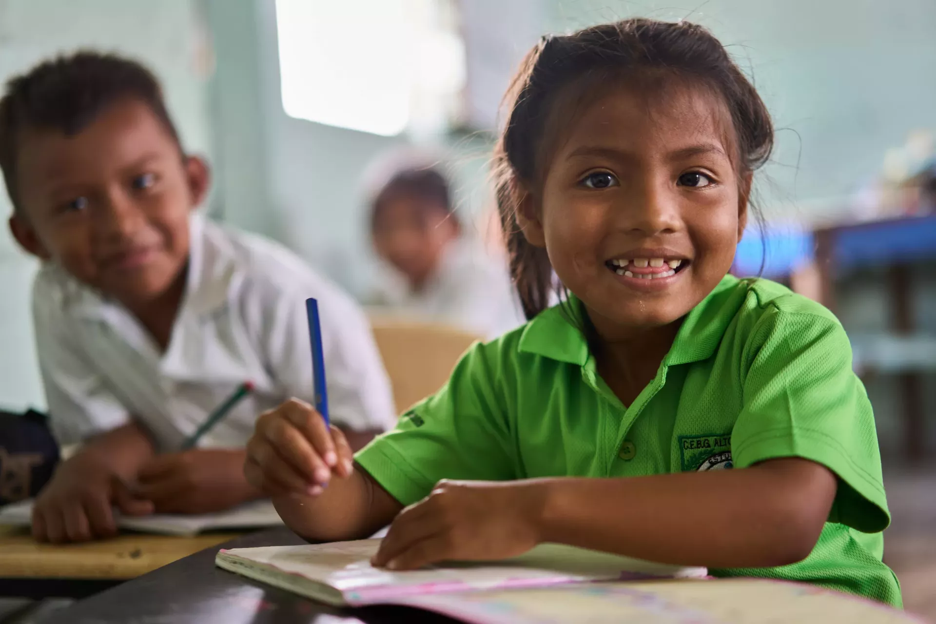 Panorama 2024 UNICEF ni&ntilde;a estudiando Panama