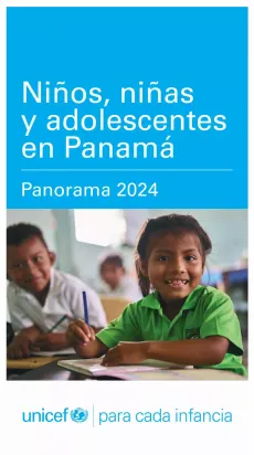 Portada Panorama 2024 Ni&ntilde;os Ni&ntilde;as y Adolescentes en Panam&aacute;