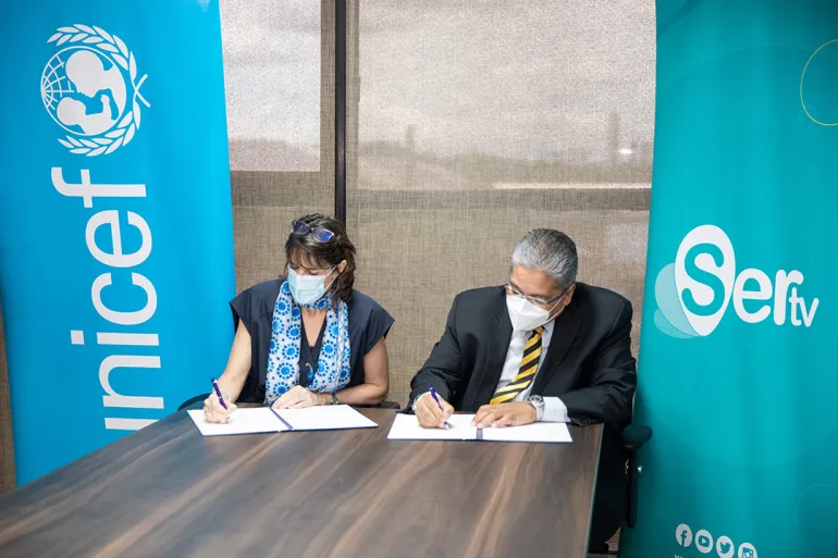 UNICEF Y SERTV