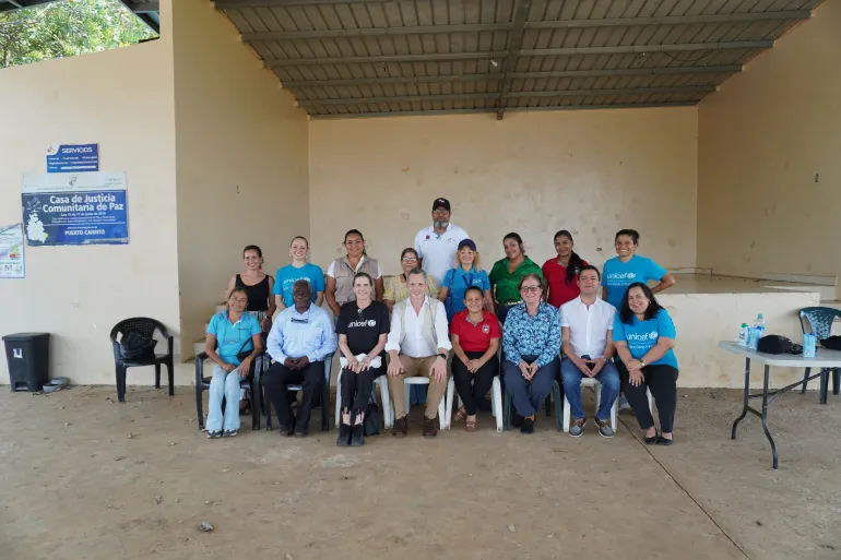 Autoridades de UNICEF visitan Panam&aacute; Oeste