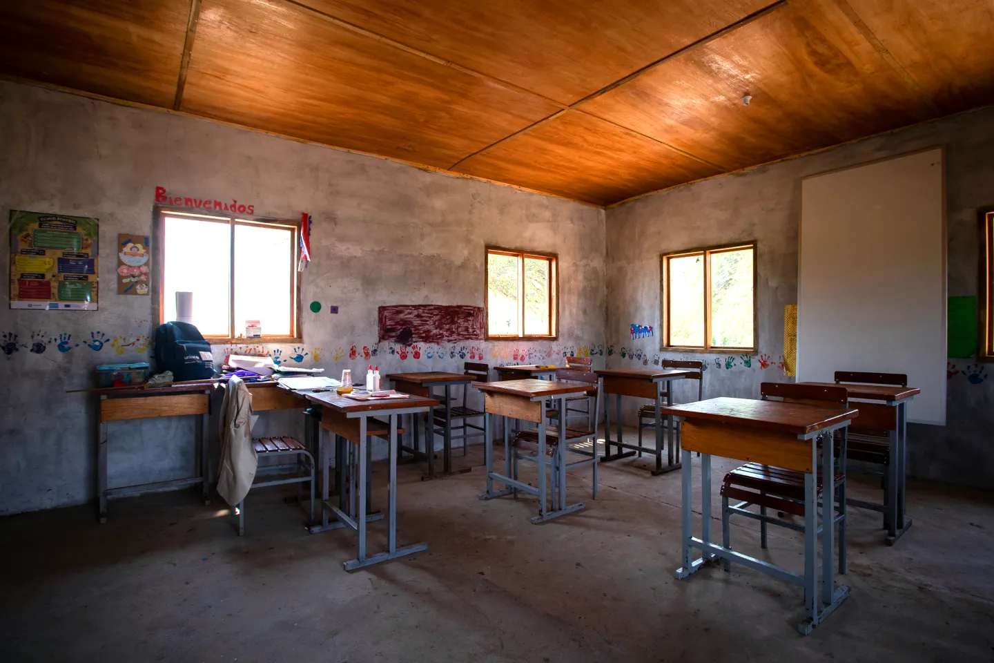 Foto aula El Estribo Chaco