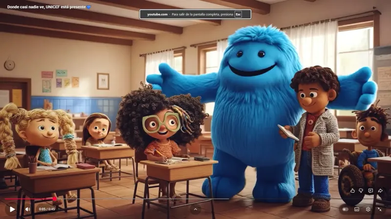 Imagen video campa&ntilde;a UNICEF
