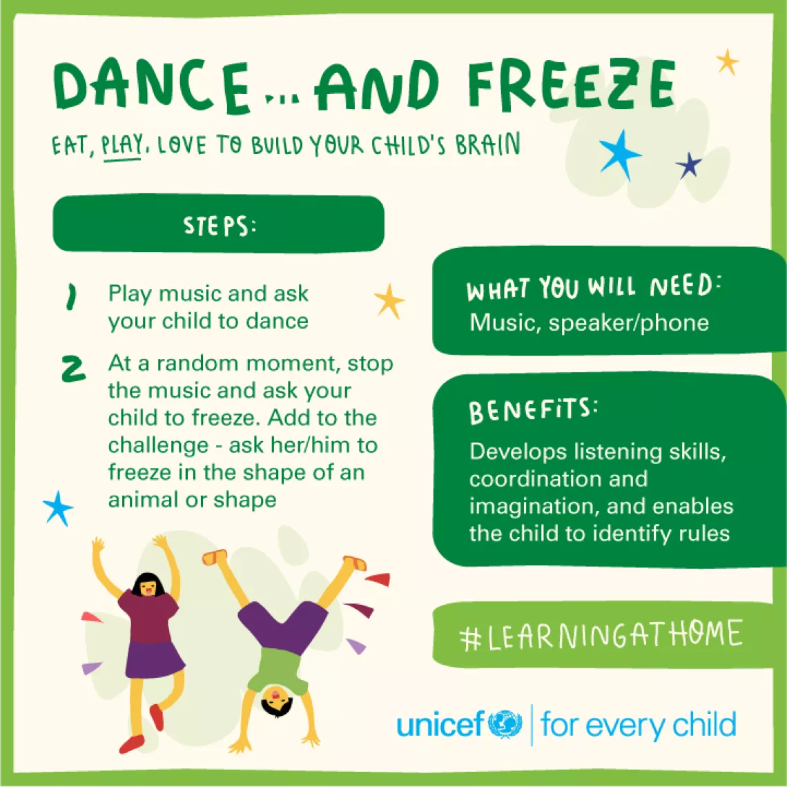 Dance and freeze