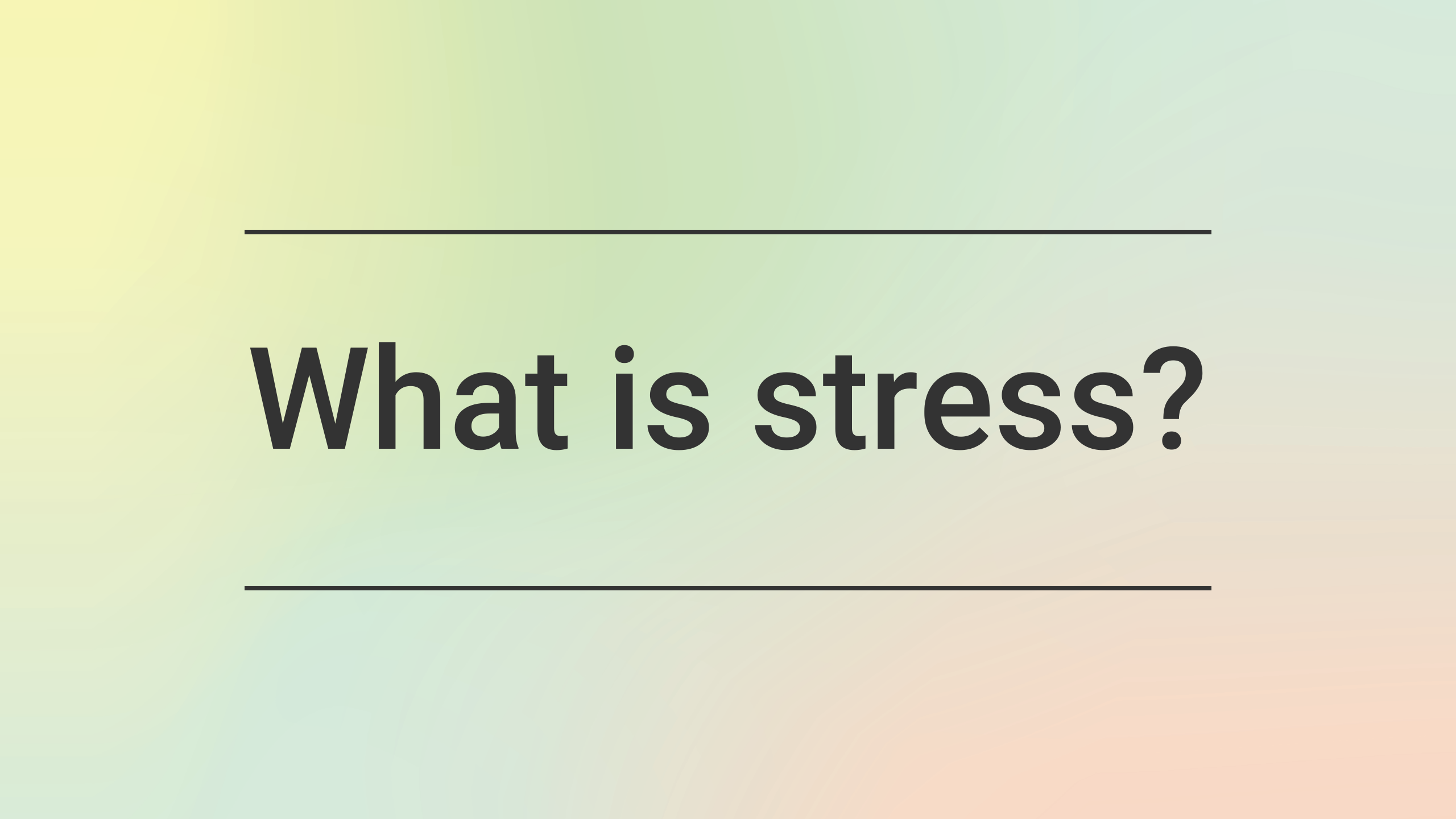 What is stress? | UNICEF Parenting