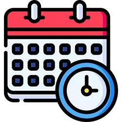 Calendario y reloj