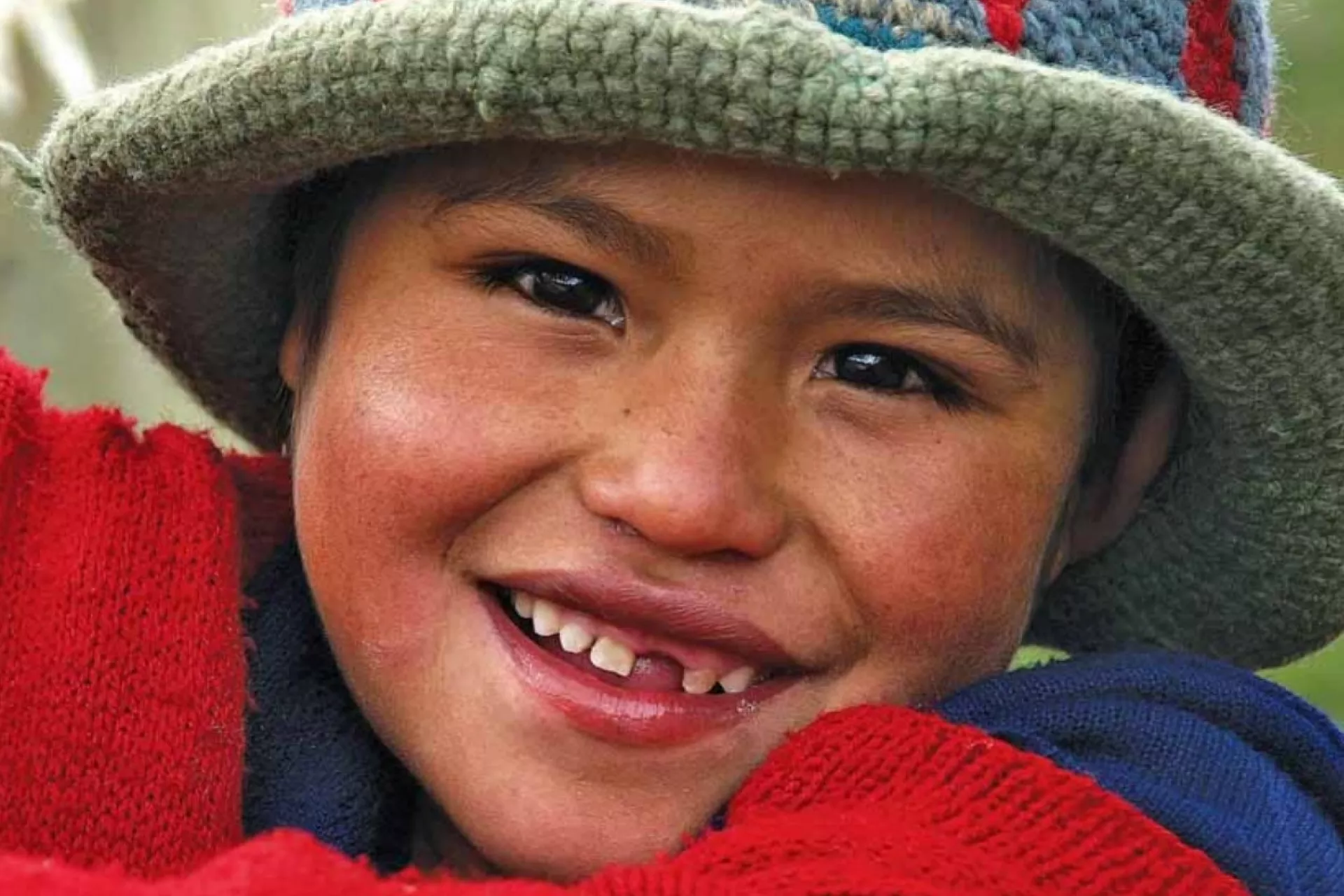 retrato ni&ntilde;o sonriendo