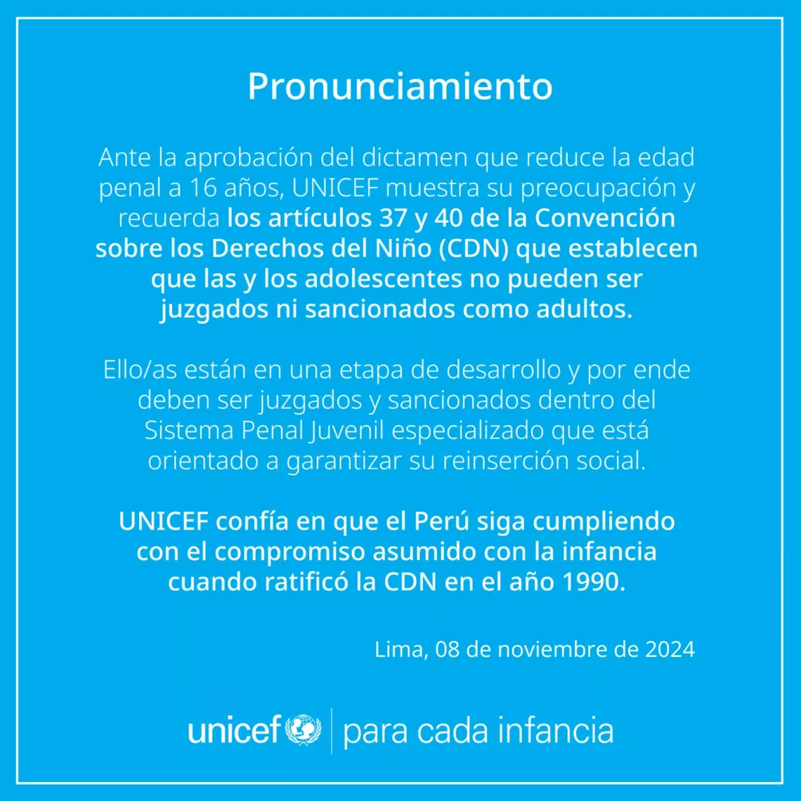 pronunciamiento