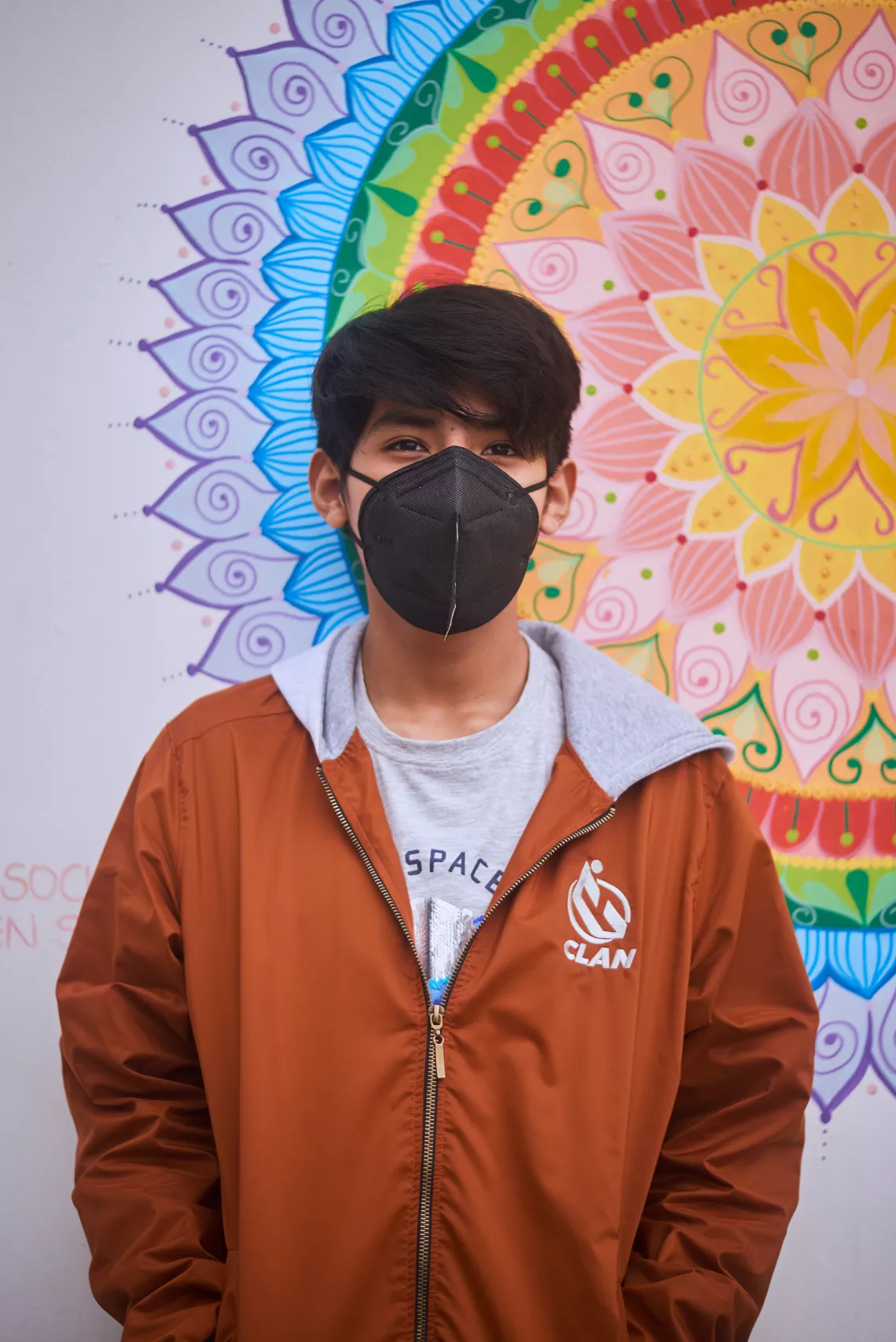 Andre en el Centro de Salud comunitario
