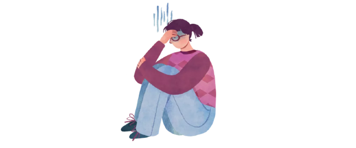 ilustracion de una adolescente