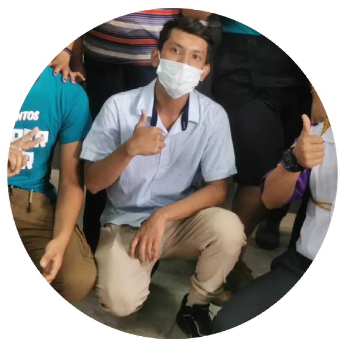 Santiago en su escuela