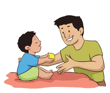 pap&aacute; y ni&ntilde;o - ida y vuelta