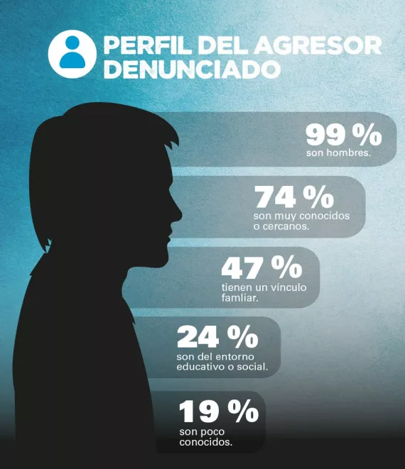 Perfil del agresor denunciado