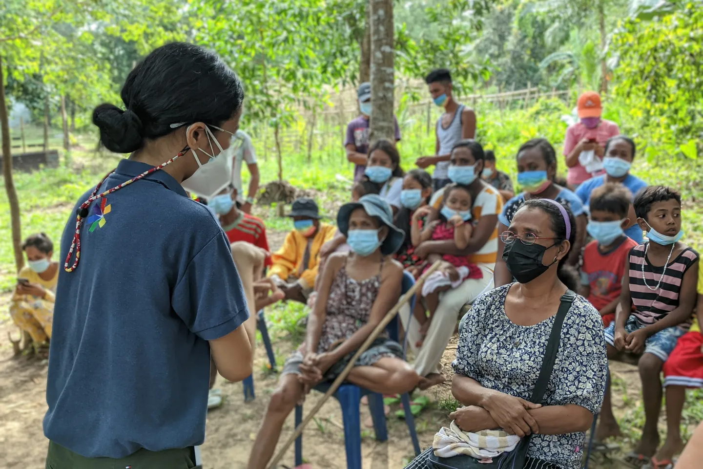 Dialogue with tribal leaders and community members