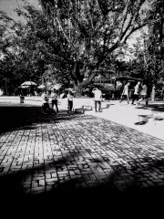 People walking