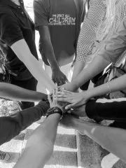 Hands all in