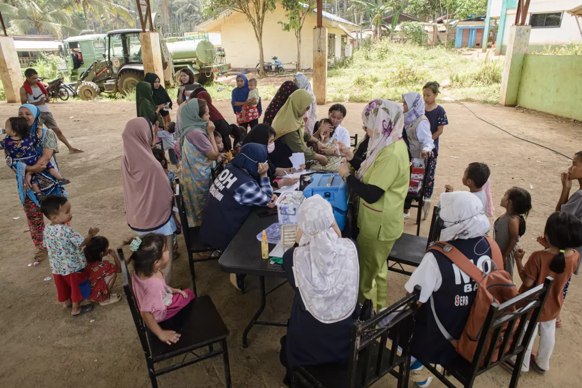 Vaccination site Saguiaran