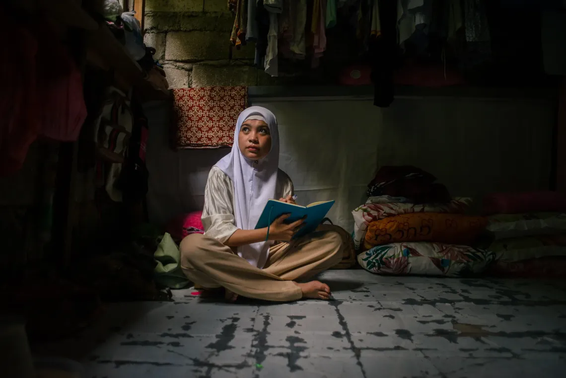 Rai from Bongao, Tawi-Tawi writes her message to the incoming Bangsamoro leaders 