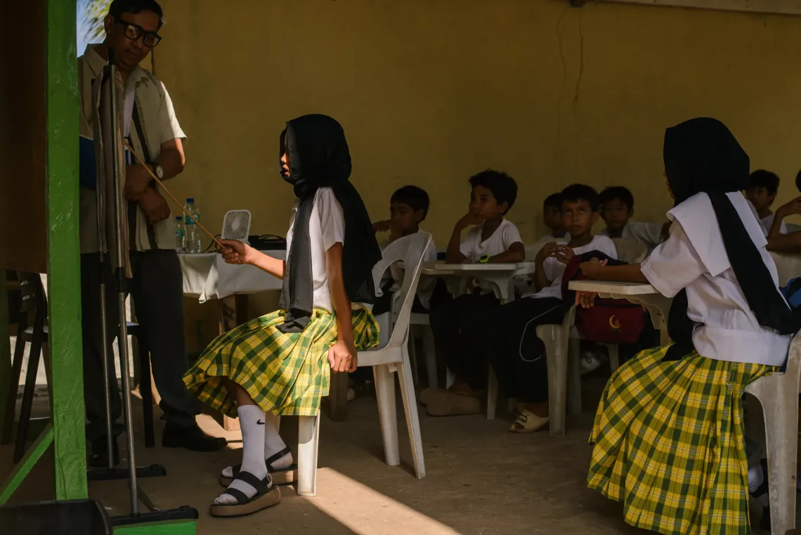 A student from Sumisip, Basilan