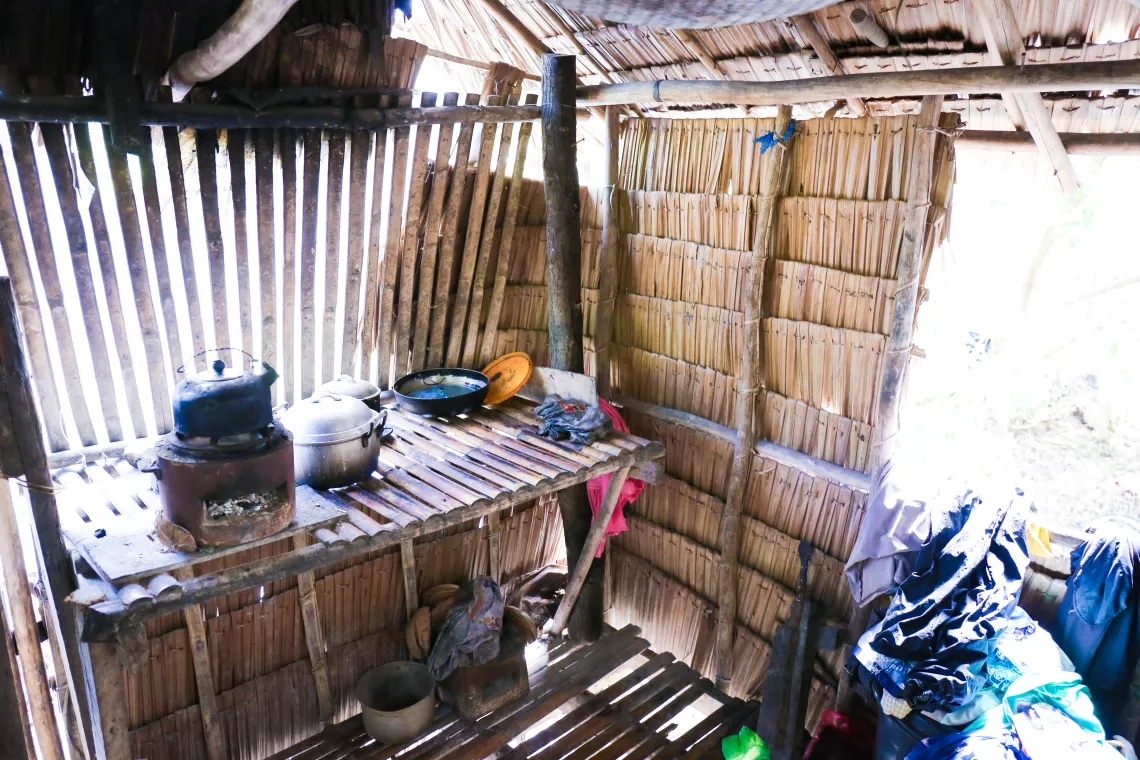 The kitchen in Kimberly's house