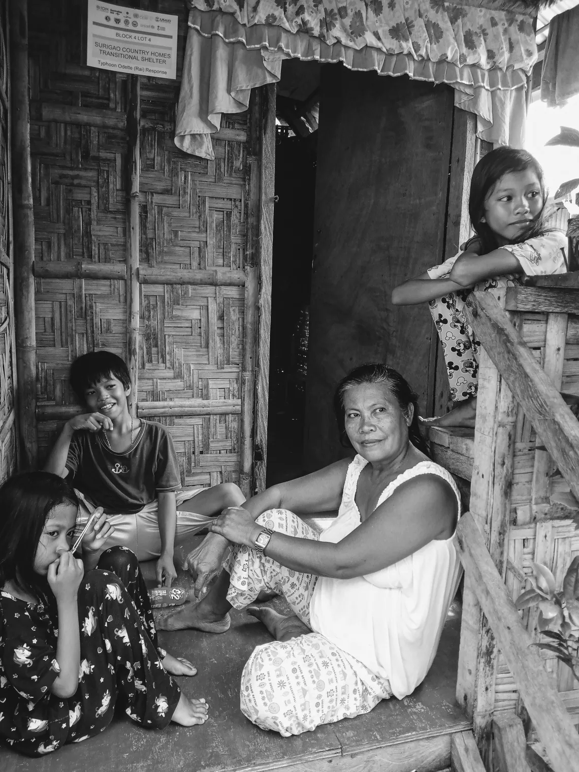 A family at home