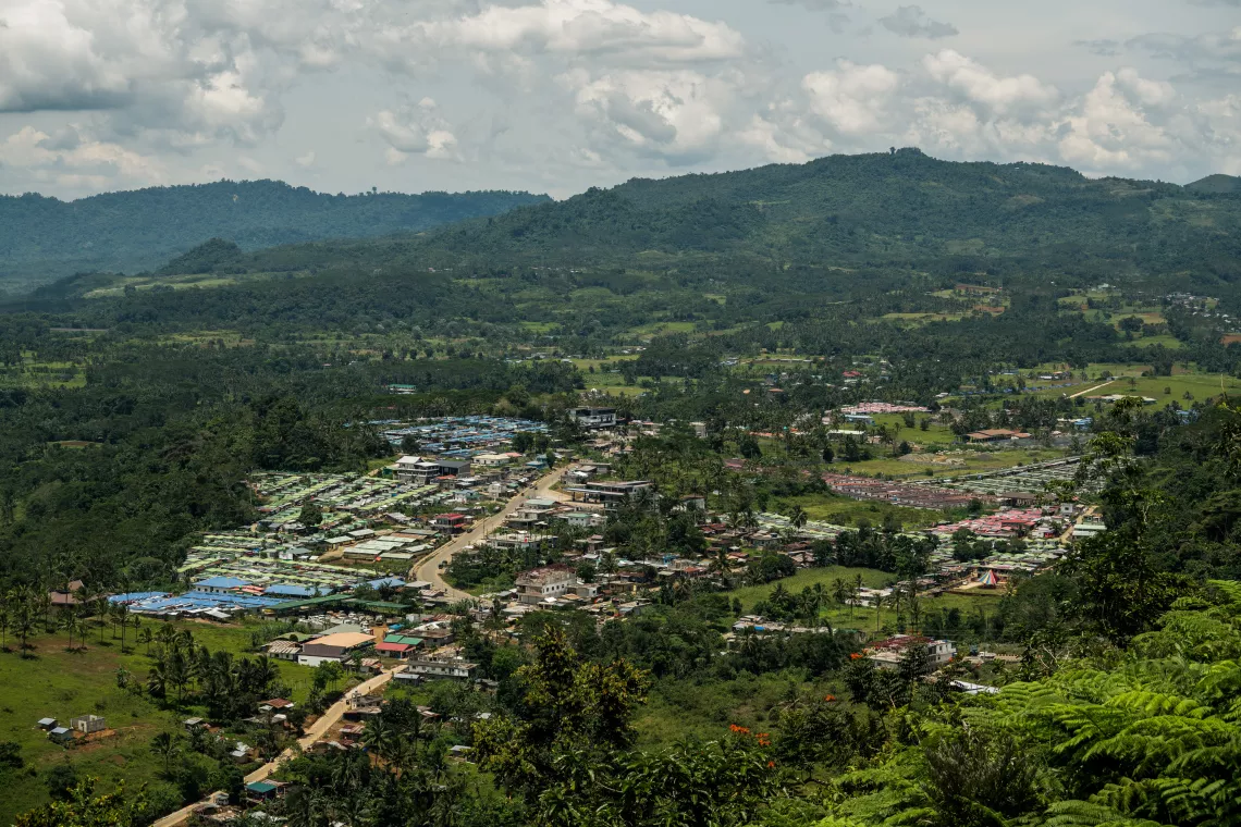 A view of Marawi City in Lanao del Sur province, Philippines
