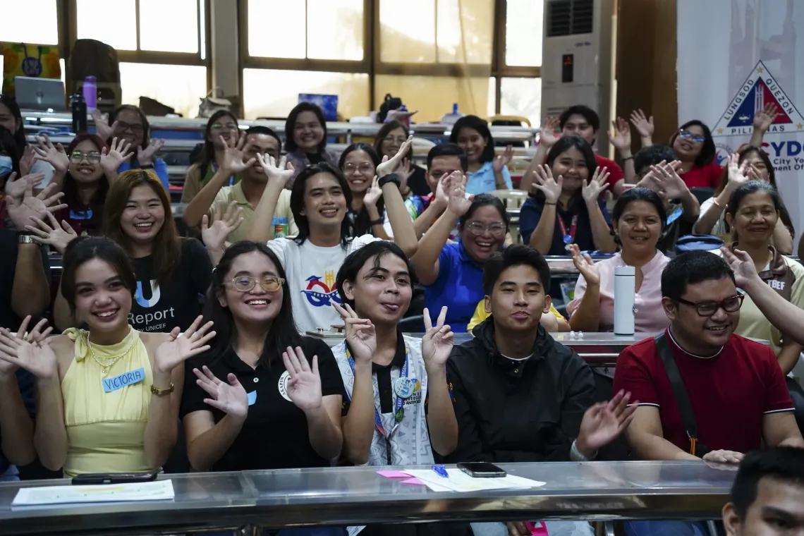 U-Report volunteers
