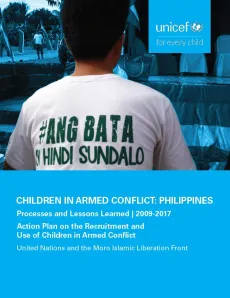 Cover of the report/publication "Children in Armed Conflict: Philippines"