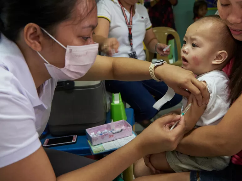 Measles vaccination in the Philippines