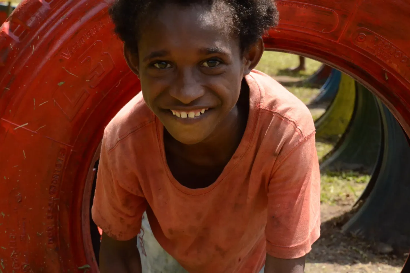 A young child.